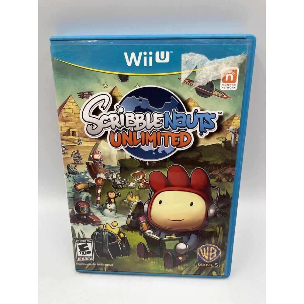 Scribblenauts Unlimited (Nintendo Wii U, 2012) Complete